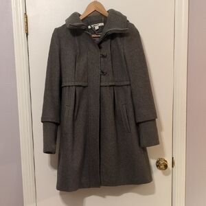 DKNY Gray Pea Coat